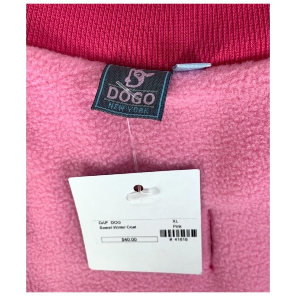 Dogo New York Pink Dog Winter Coat in size XL, NWT - Picture 4 of 4